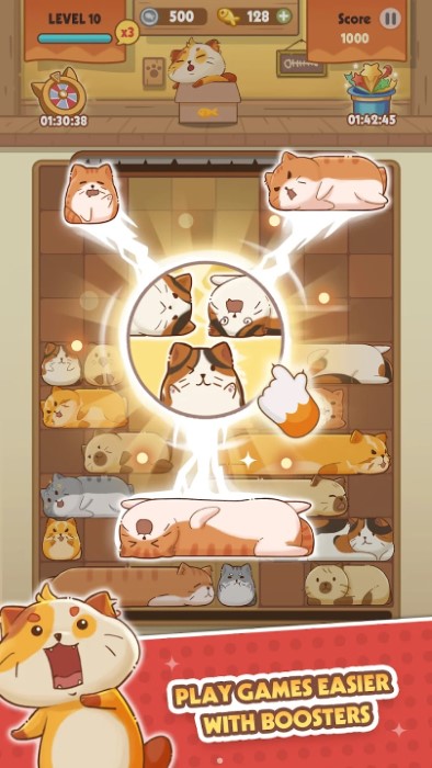 猫猫安全滑动拼图游戏