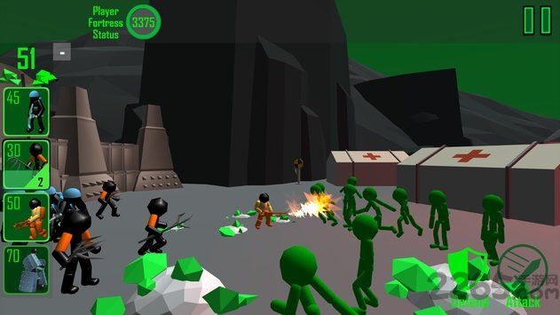 火柴人僵尸战争内购无限金币破解版下载