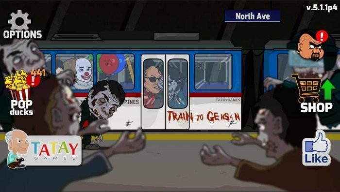 开往根山的列车僵尸游戏(train to gensan)