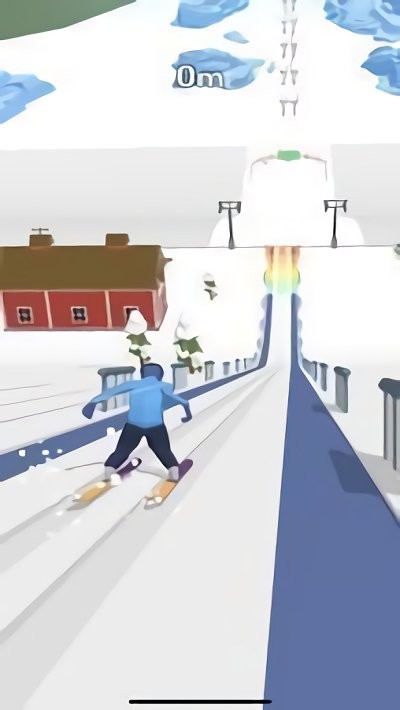 滑雪跳跃3d游戏(ski jumper 3d)