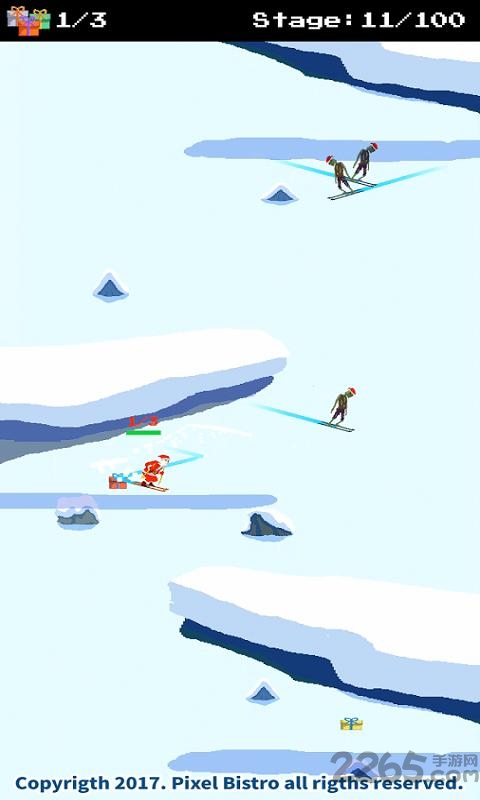圣诞老人和僵尸的滑雪大战内购破解版