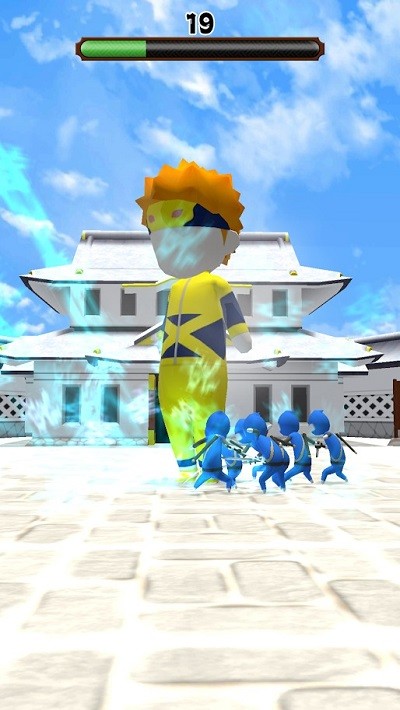忍者捡人跑酷手机版(ninja run)