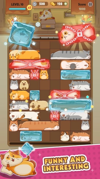 猫猫安全滑动拼图游戏