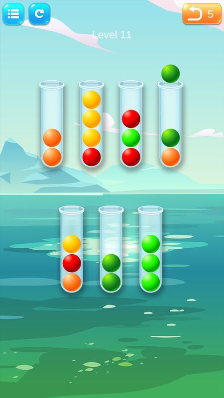 颜色水排序游戏下载