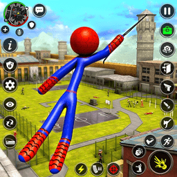 蜘蛛侠火柴人越狱游戏(spider stick hero prison break)