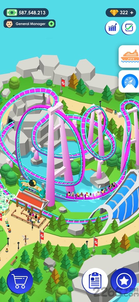 idle theme park大亨游戏