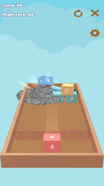 2048爆炸方块游戏