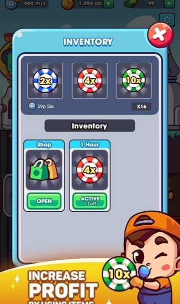 闲置黄金矿工矿山大亨最新版(idle gold miner)