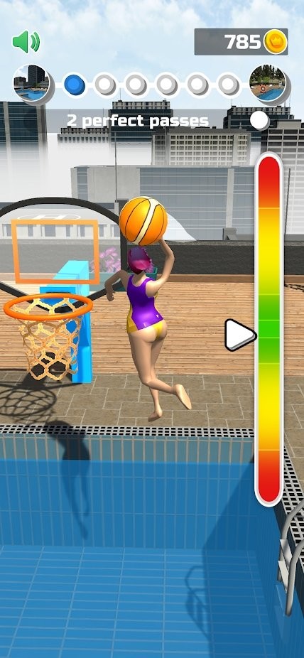泳池投篮wet hoopsh游戏