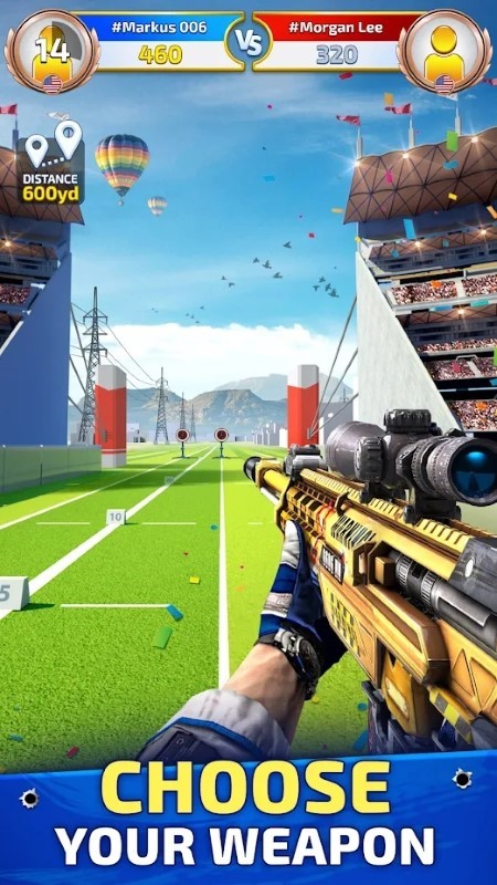 狙击冠军3d射击(sniper champions)