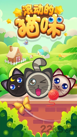 滚动的猫咪游戏