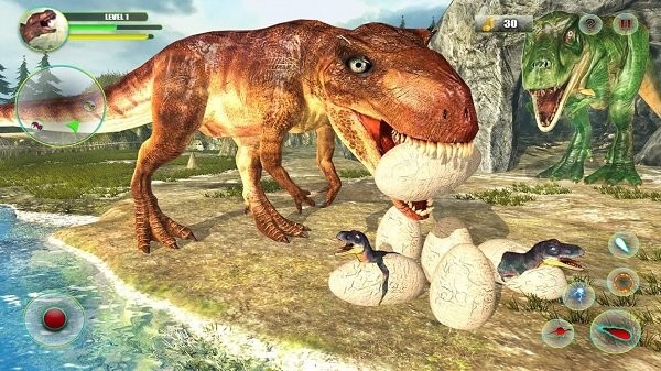 丛林恐龙恐怖攻击3d手机版