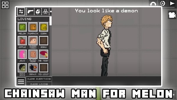 甜瓜游乐场电锯人版本(mod chainsaw man for melon)
