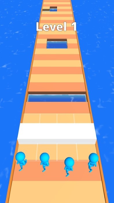 孔块跑酷游戏(hole block run)