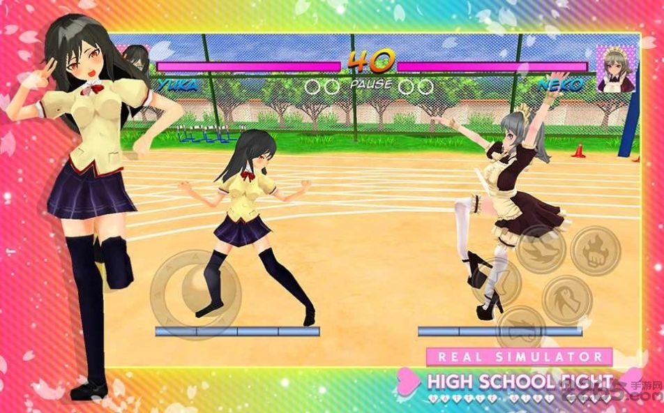 女子战斗模拟器游戏
