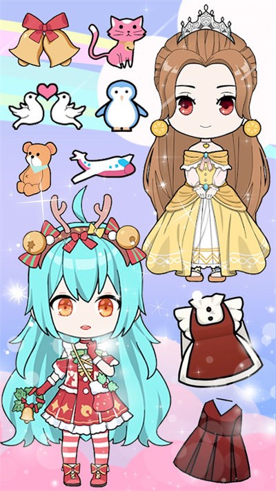 校园少女的时装游戏