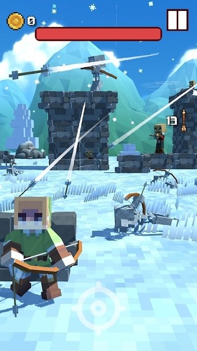 工艺方块弓箭手2024最新版(craft blocky archer)
