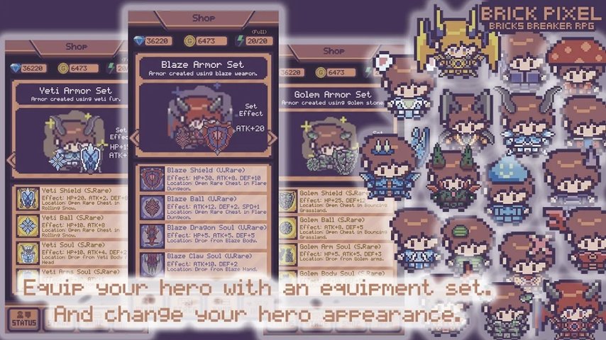 像素砖块rpg游戏