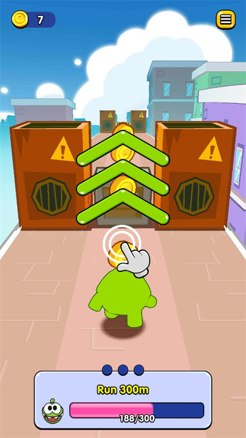 奥姆跑酷2中文版(om nom run 2)