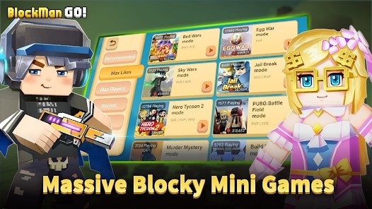 方块人冒险游戏(blockman go)
