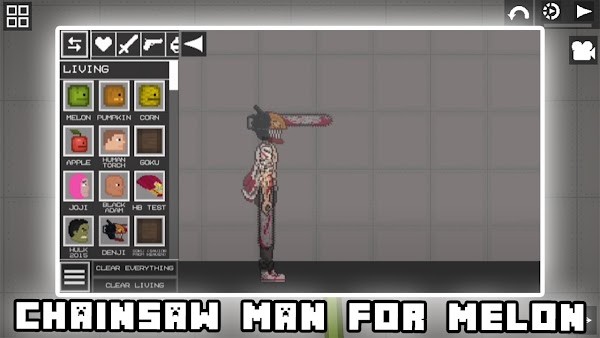甜瓜游乐场电锯人版本(mod chainsaw man for melon)