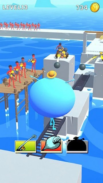 橡胶人的跑酷冒险游戏(blob inflate)