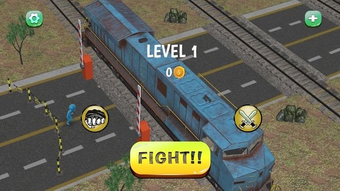 火柴人铁路格斗游戏(Crowd Masters: Cross Crowd Clash Run & Fight Game)