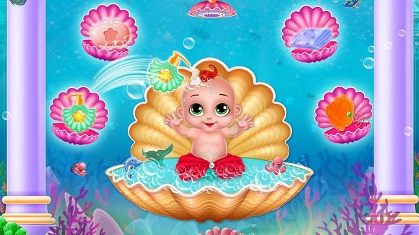 芭比公主照顾宝贝小游戏