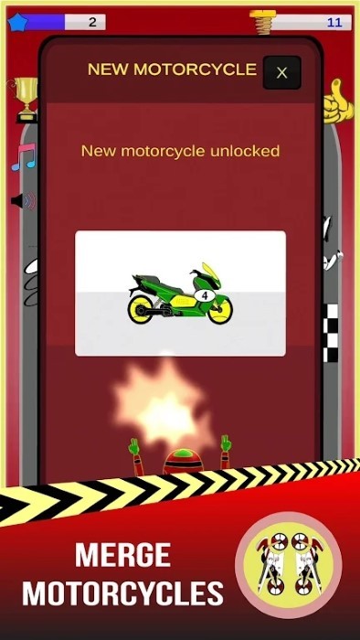 组合和匹配摩托车免费版(merge motorcycles)