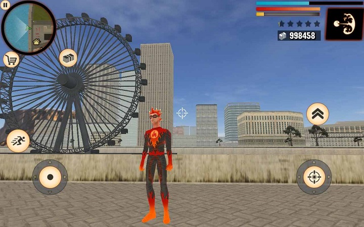 火焰英雄破解版无限金币钻石版(flame hero)