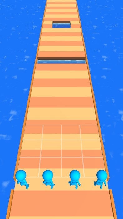 孔块跑酷游戏(hole block run)