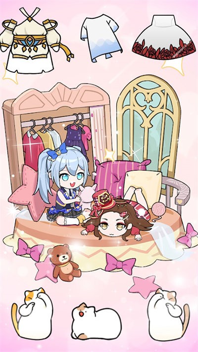 校园少女的时装游戏