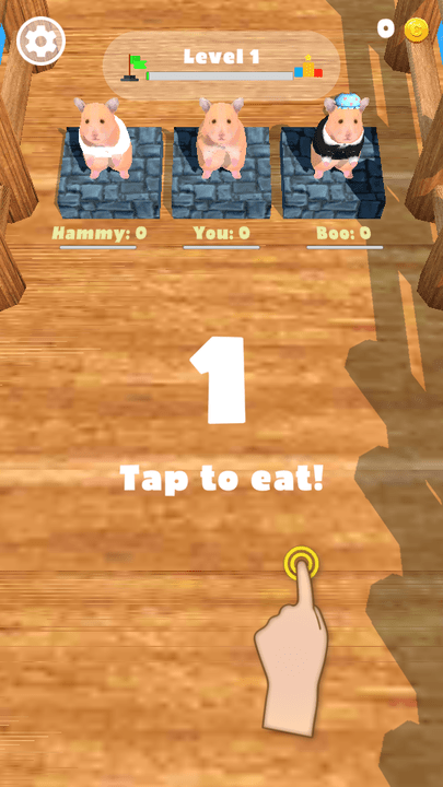 仓鼠吃叶子比赛小游戏(hamster biter)