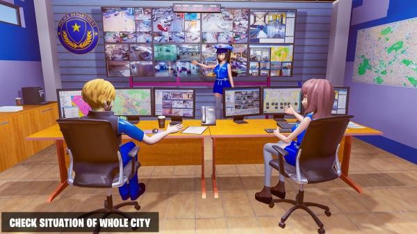 虚拟动漫警察妈妈游戏(virtual anime police cop mom)