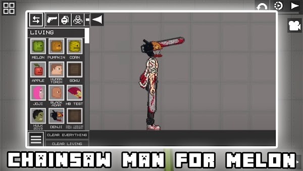 甜瓜游乐场电锯人版本(mod chainsaw man for melon)