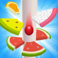 水果旋滑梯游戏(fruity heliz jump)