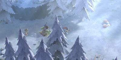 雪地探险游戏