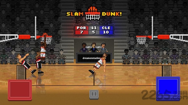 蹦跳篮球游戏