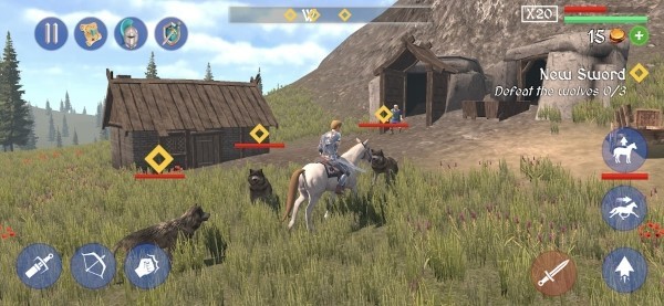中世纪骑士冒险游戏(knight rpg)