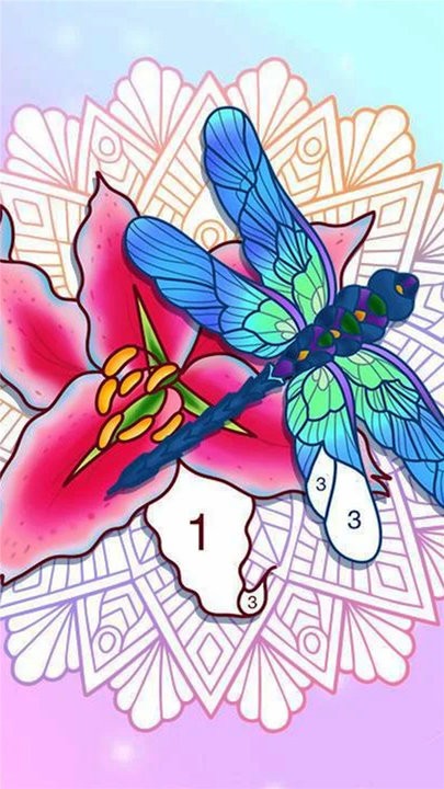 儿童涂色梦想花园游戏