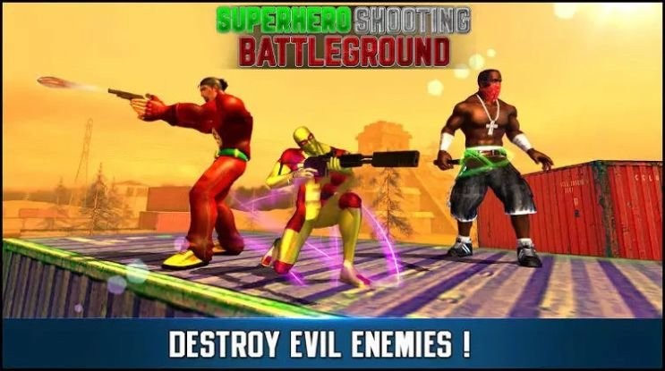 超级英雄射击战场官方版(superhero shooting)
