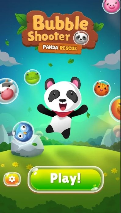 泡泡龙熊猫救援游戏