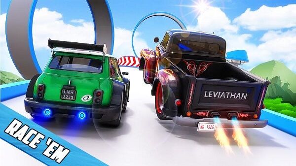 热车特技大坡道特技赛车2021中文版