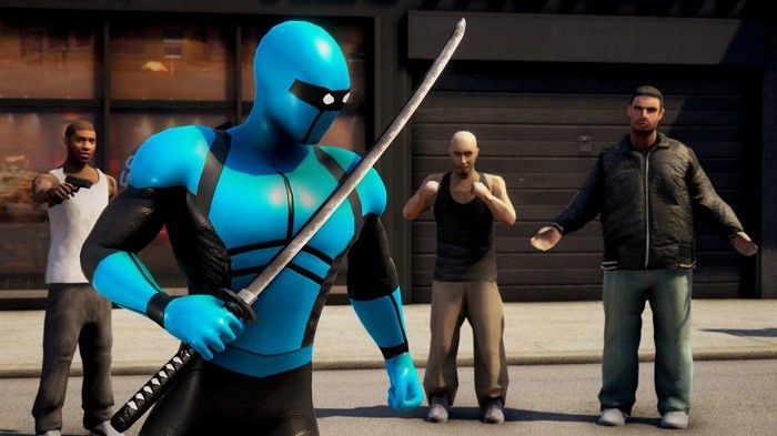 蓝色忍者游戏(blue ninja)