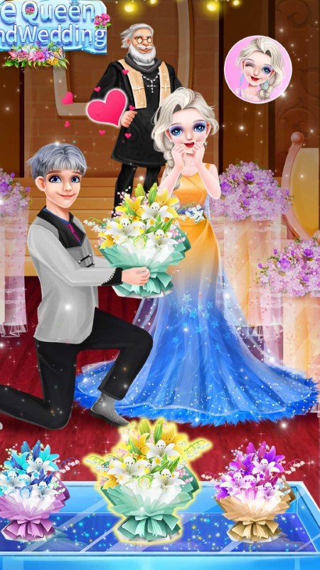 冰雪公主的盛大婚礼游戏