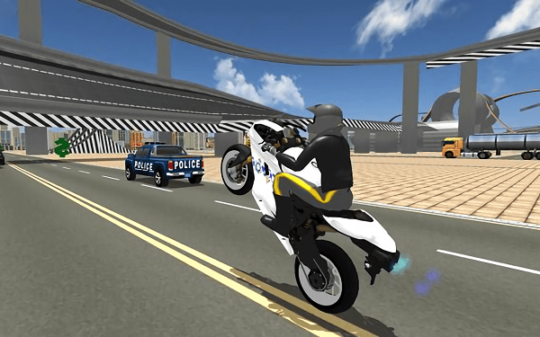 超级特技警察摩托车模拟器3d游戏
