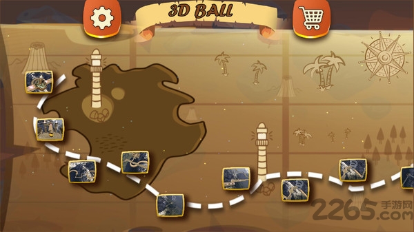3d滚动平衡球游戏