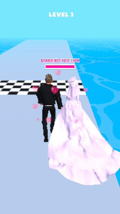 情侣赛跑3d最新版(couple run 3d)