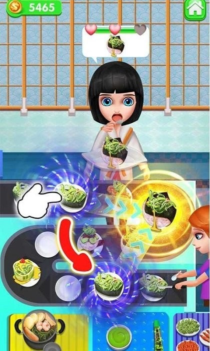 回旋寿司合成经营店游戏下载