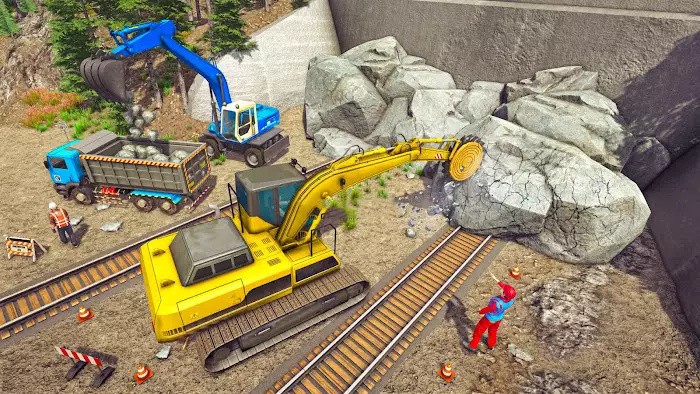 铁路列车轨道建设游戏